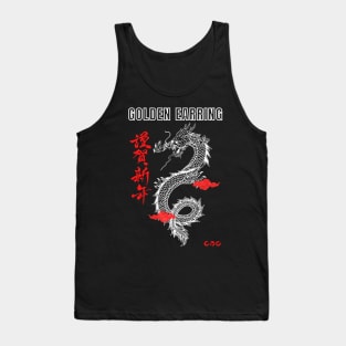 Dragon Streetwear Golden Earring Tank Top